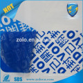 Embalagem segura, nulo, etiqueta de garantia / selo, vazio, etiqueta de segurança, adesivo